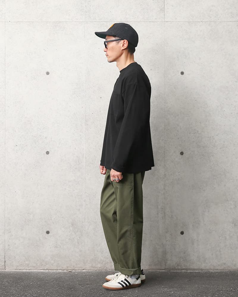 Avirex DAILY Loose Fit Size 001 WHITE Long-Sleeved T-Shirt, 6113494, Men's, L,