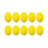 10Pcs/Pack Realistic Artificial Lemon Simulation Yellow Lemon Fruit for Kitchen Party Table Decoration Basket Display