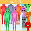Trendy Sprunki Incredibox Rhythm Box Cosplay Costume Game Theme Bodysuit For All Genders In Multiple Sizes And Colors