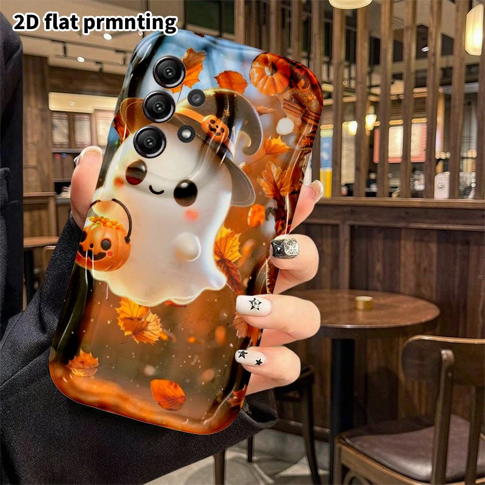 Phone case: 2D flat, suitable for Samsung Galaxy A34 A35 M05 M06 S20 S22 S21 FE Plus 5G protective case, autumn forest background, perfect Christmas a