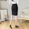 Professional Western High-Waisted Open-Front Slimming Summer Skirt Suit