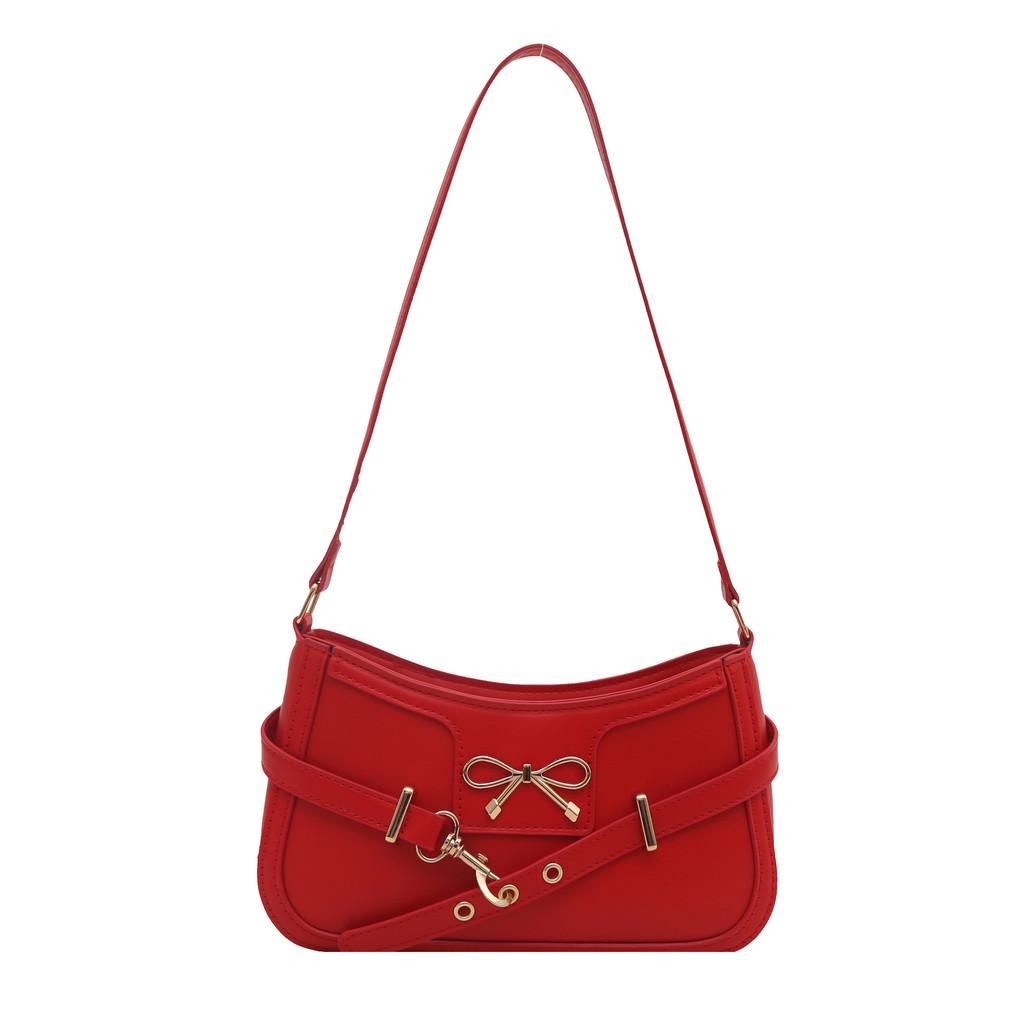 Pu Leather Womens Vintage French Style Small Crossbody Bag For Daily Use