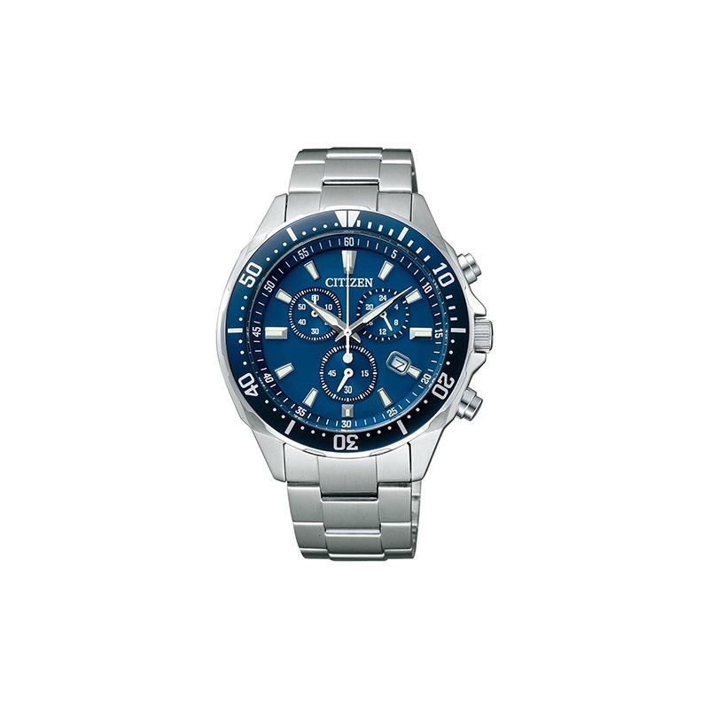 CITIZEN Eco-Drive Series Eco-Drive Series Eco-Drive Solar Quartz Steel Strap Men s Watch Blue Dial VO10-6772F синий