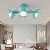 Creative Led airplane ceiling light for children room dimmable cartoon light eye care Boys Nursery baby room decoration light