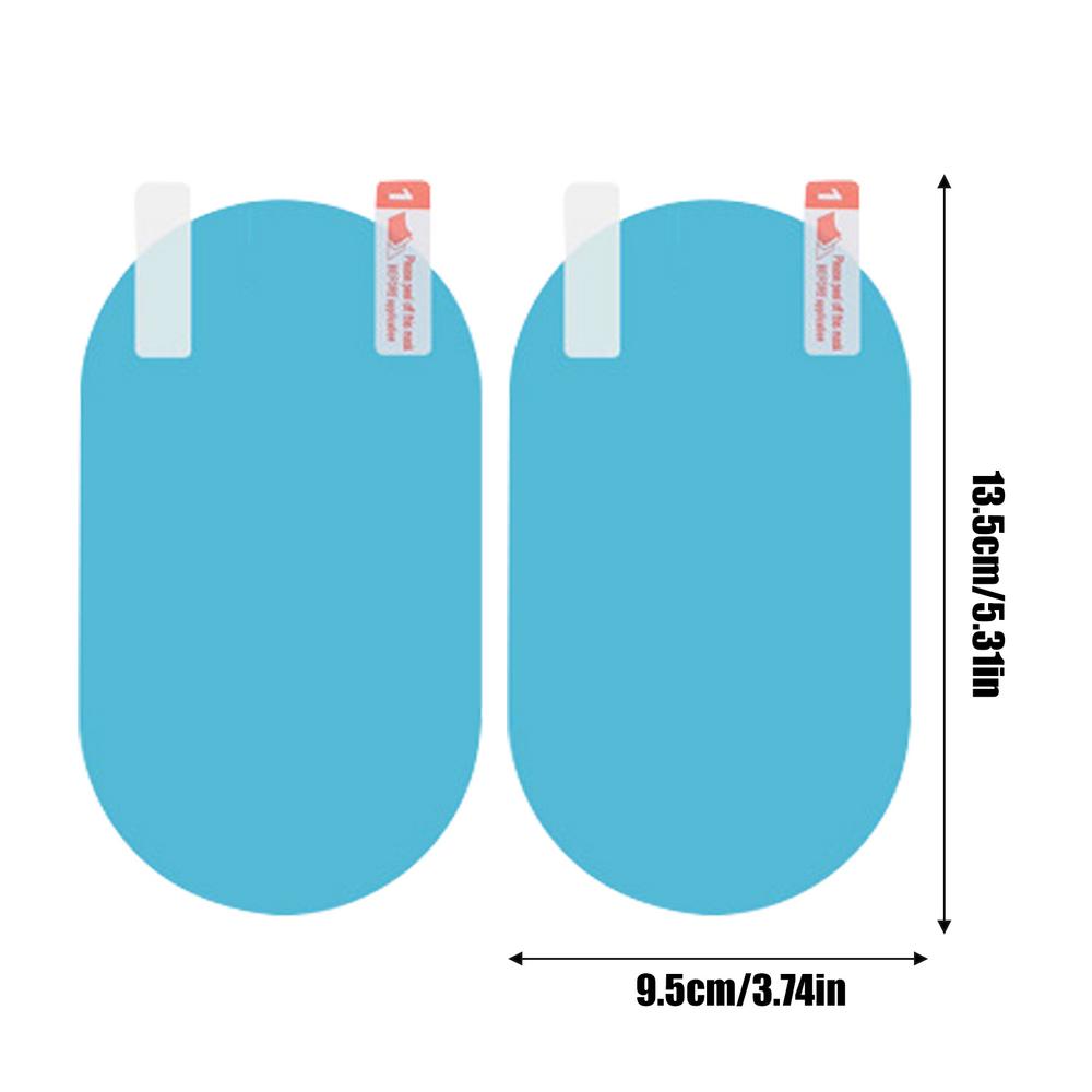 

1 пара автомобильной пленки для водонепроницаемого зеркала заднего вида, пленка от дождя для зеркала заднего вида автомобиля, четкий обзор в дождливые дни, автоаксессуары