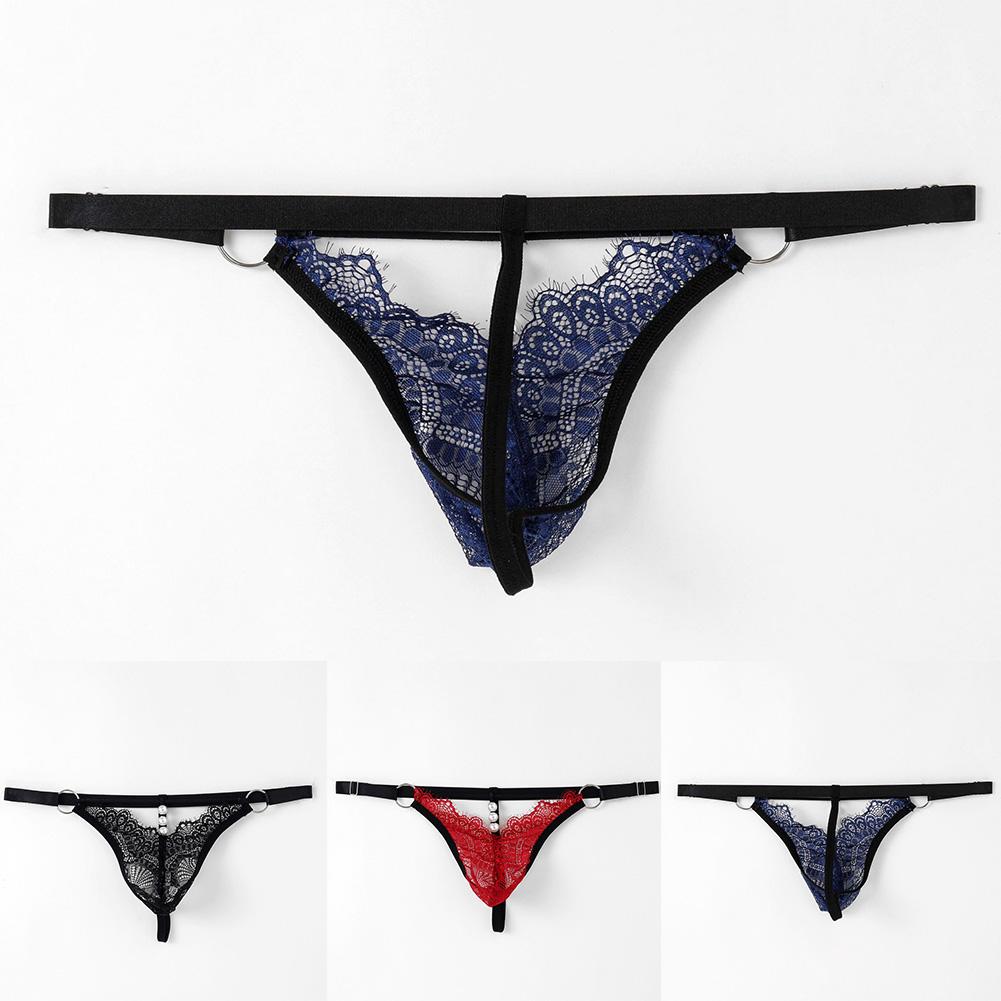 Solide Sous-Vêtements Spandex Tongs Slip 1pc Slips