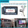 9 Inch Car Frame Fascia Adapter Canbus Box Decoder Android Radio Dash Fitting Panel Kit For Volvo XC70 V70 S60 2004-2007