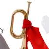 Blowing Bugle Cavalry Trumpet with Mouthpiece Classic Scouting for Stage