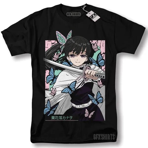 Demon Slayer Kanao Tsuyuri Shirt Anime Manga Tanjiro Kimetsu No Yaiba T-Shirt