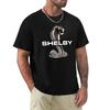 Rotes Licht Shelby Mustang GT500 T-Shirt Grafische T-Shirts Kurz Unisex Cops Koreanische Mode T-Shirt Grafisch Unisexga Vintage Anime Stoff