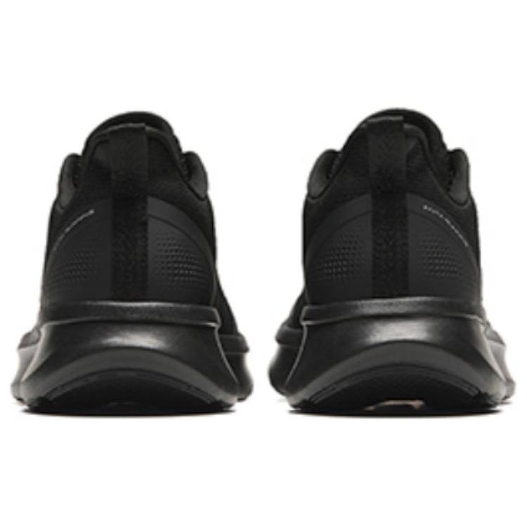 New Anta Cushioning Wear Resistant Low Top Running Shoes Men's Black 112415520-6