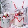 Customizable Christmas Dragon Horn Santa Claus Doll Bouquet - Large Hugging Birthday Gift