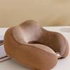 U-Shaped Memory Foam Neck Pillow: Portable Travel Support for Airplanes and Students