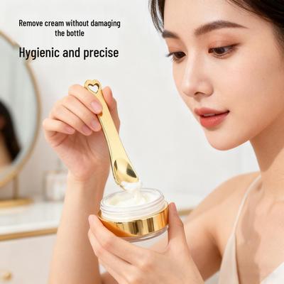 Gesichts- und Augencreme-Spatel aus Zinklegierung für Masken und Seren - Beauty-Werkzeug
