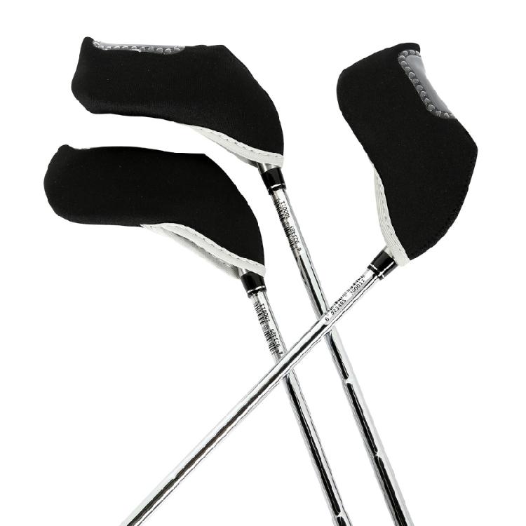 10Pcs Golf Head Headcovers with Window Display, Neoprene Golf Iron Head Covers