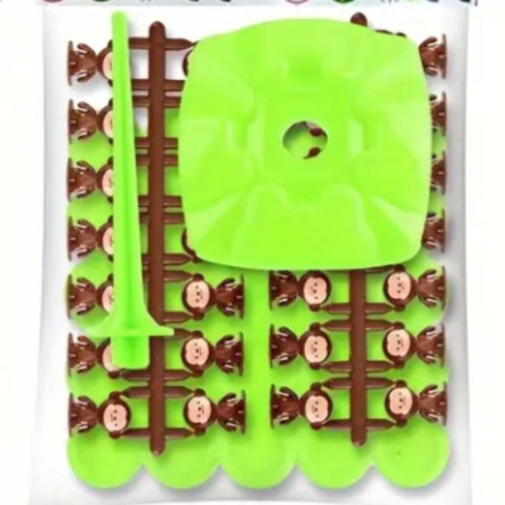 

Дерево-балансир обезьяны, централизованные игрушки для тренировки равновесия, детская игрушка, складывающаяся в стопку, веселая серия, интерактивные настольные игры для родителей и детей зелёный