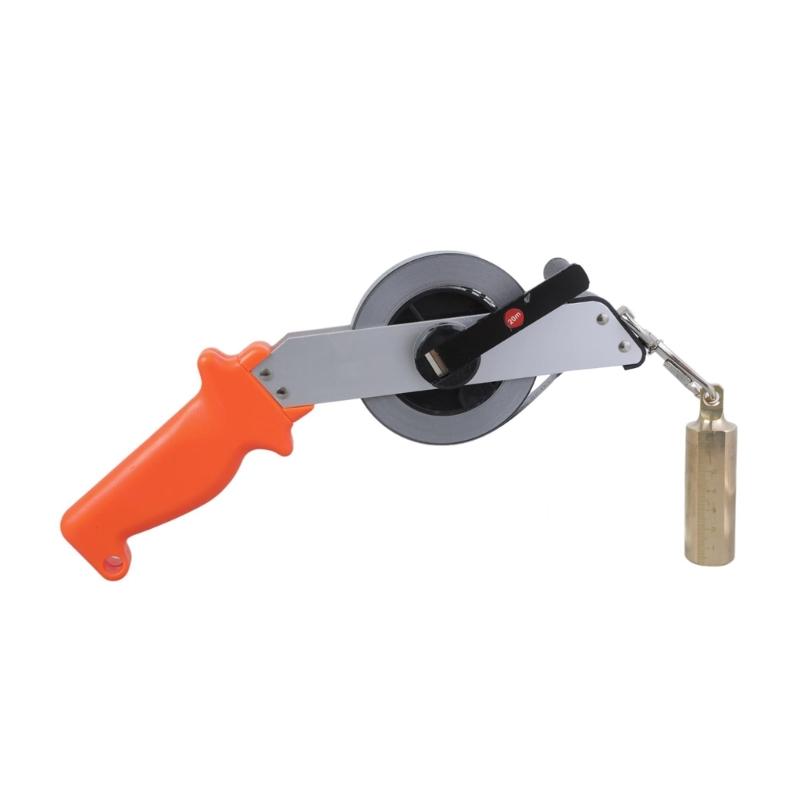 Oil Gauging Tape with Brass Plumbs Bob Double side Scale Steel Oil Gauging Tape for Precise Depth Measurement in Vessels