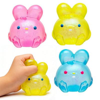 Paskalya Tavşanı Sıkmalık Fidget Oyuncak Ultra Yumuşak Stres Giderici Duyusal Oyuncak Paskalya Sepeti Doldurucuları Parti Hediyelikleri İçin