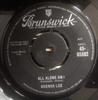 7inch Record BRENDA LEE  All Alone Am I  Save All Your Lovi 4505882 Brunswick 1962 UK CountryFolk Used