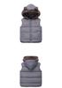 Gilet Imbottito in Cotone con Cappuccio per Bambini, Autunno/Inverno 2026 Unisex Caldo con Interno in Pile per Bambini.