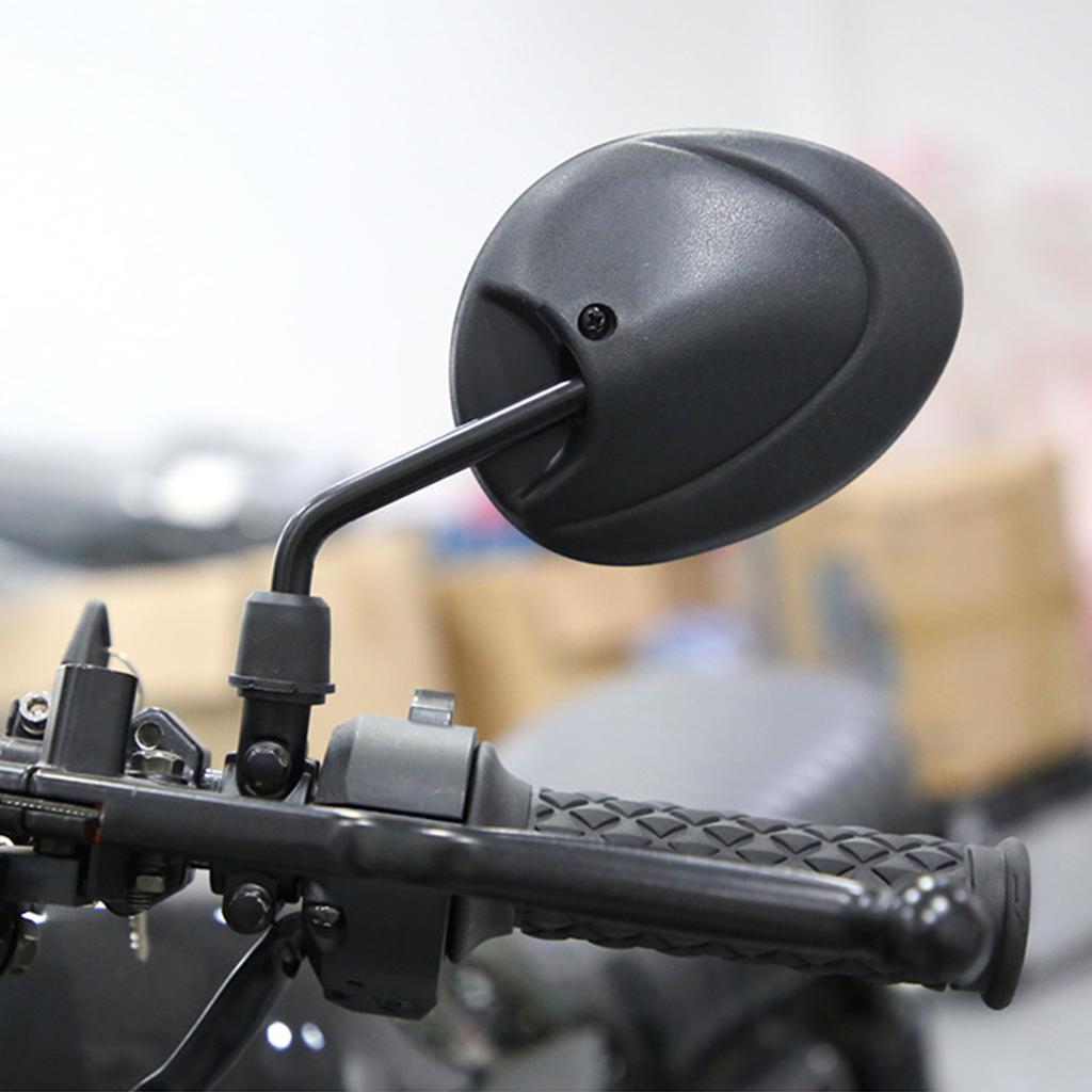 2Pc Rearview Mirror Reflector Reversing Mirror Universal Replacement for Motorcycle E-bike Scooter 360 Degree Adjustable