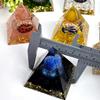 High-Quality Crystal Resin Pyramid Ornaments for Home Decoration