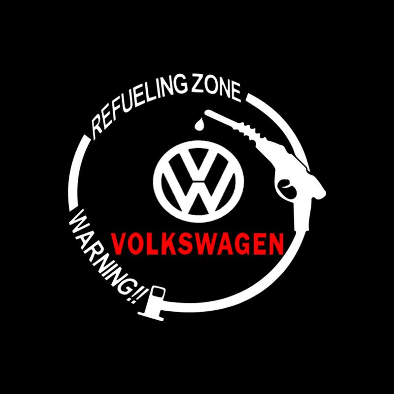 Car Badge Vinyl Reflective Fuel Tank Cap Stickers Decal Accessories For Volkswagen CC Polo 6R Golf 4 5 6 7 MK7 MK4 MK6 Passat B6 B8 T4 T5 Tiguan