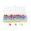 Nylon Insulated Flag Terminals Assortment 80Pcs Right Angled Spade Connectors With Professional Crimper Tool 22 14AWG