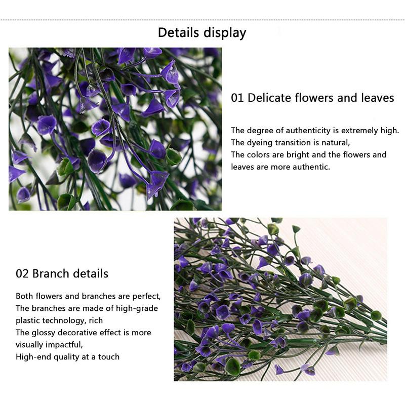 73/110cm Artificial Plant Rattan Golden Bell Willow Shooting Wedding Home Bar Wall Hanging Decoration Flower Plastic Flower