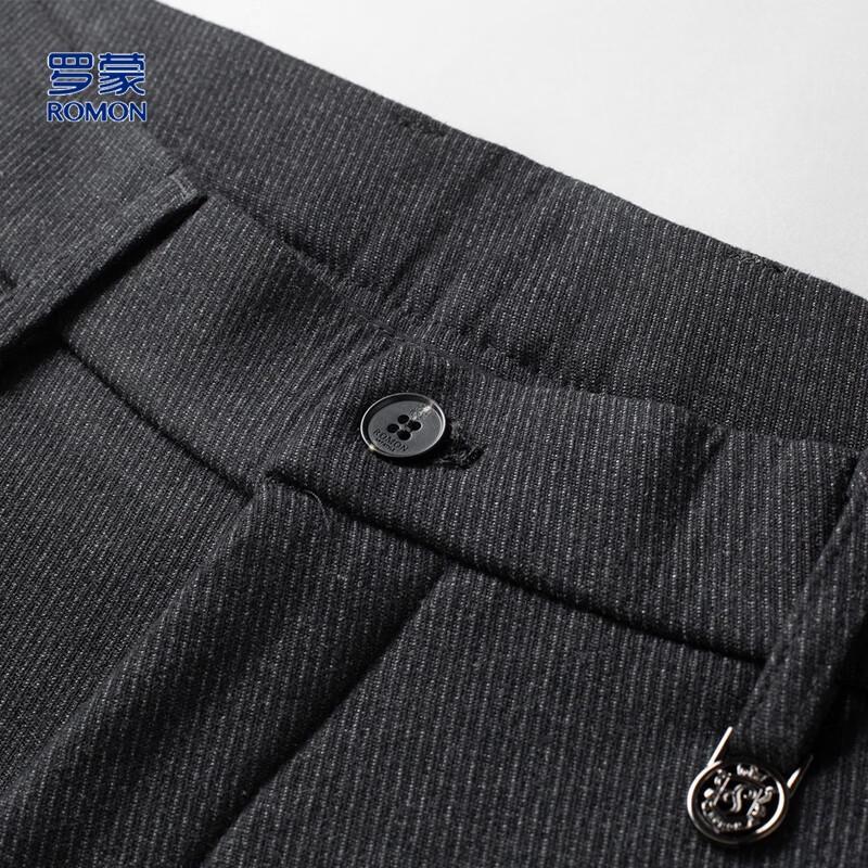 ROMON Men's Wool Blend Fleece Lined Casual Pants