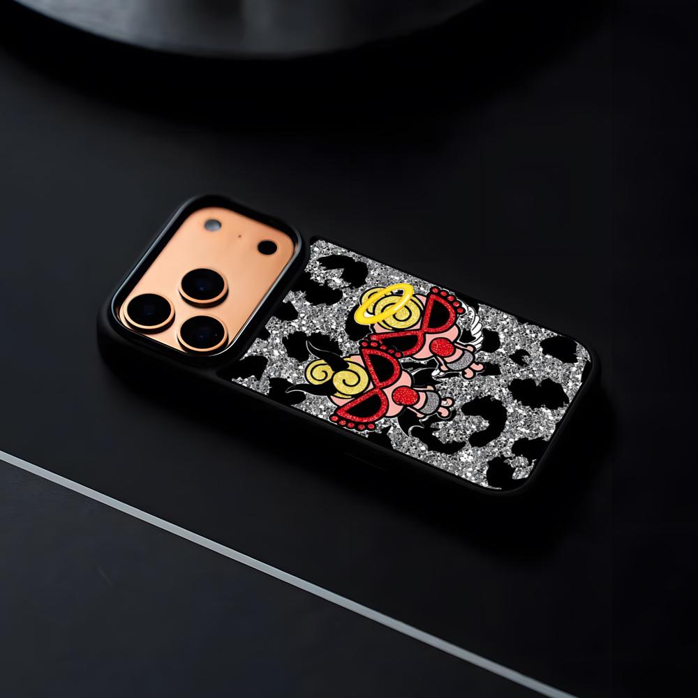 Famous H-Hysteric M-Mini Phone Case For IPhone 17 16 15 14 13 12 Pro Max Plus Black Frame Hard Shell iPhone Air