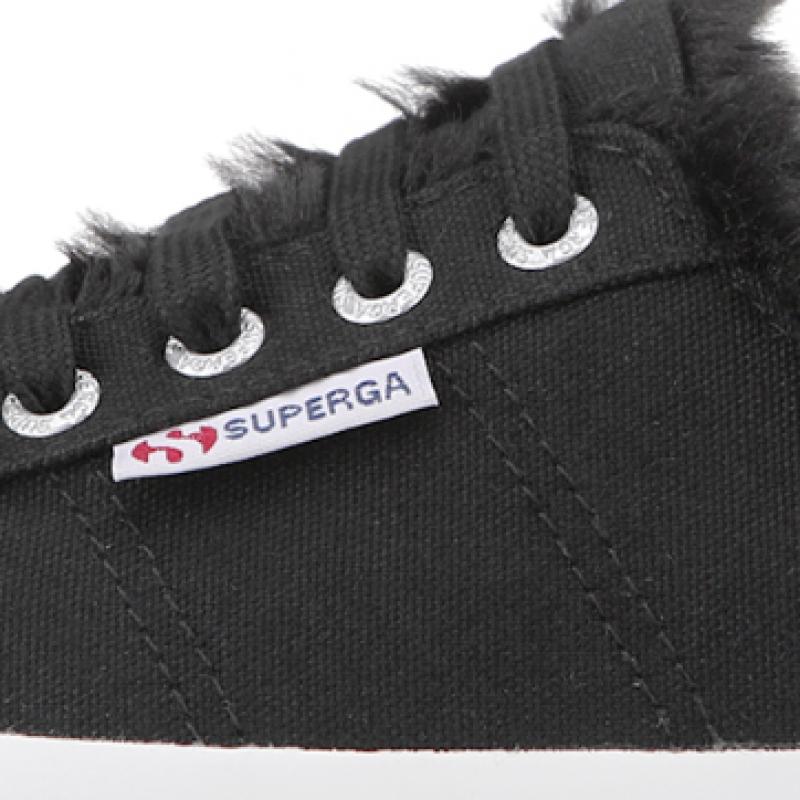 Superga 2402 Fur Mule Coatu Black S00gzm0999