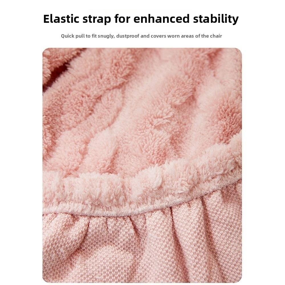 Dustproof Seat Cover Premium Stretch Seat Slipcovers Fashion Jacquard Chair Covers