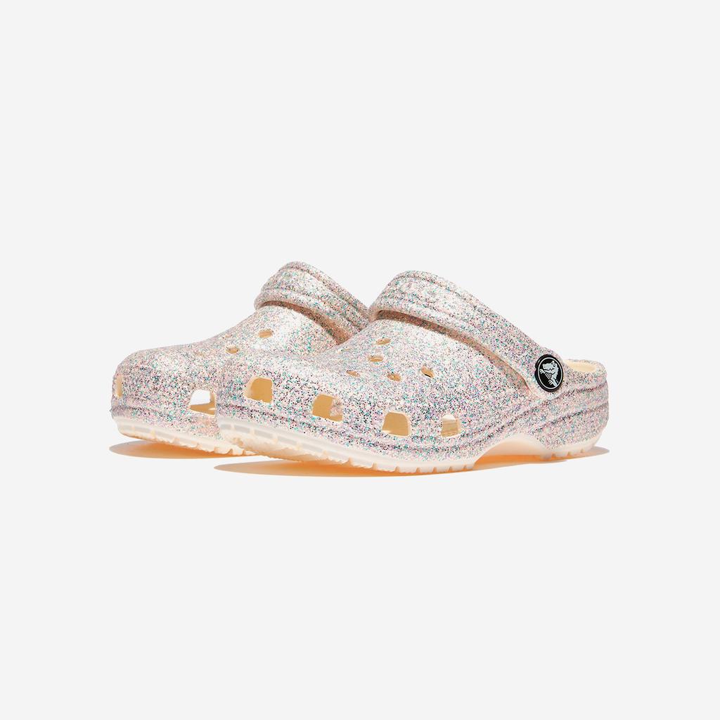 Crocs Classic Glitter Clog Kids, CRS206993, 1010107979, Populární korejské boty