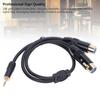 1/8in Jack 3.5mm for TRS Male To Dual XLR Female Cable Active Speaker Connection Cable  Speakers