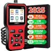 Scanner Diagnostico OBD2 - Strumento Scanner Codici Spia Check Engine con Reset, DTC, Flusso Dati, Pronta all'Uso I/M, Strumento di Scansione per Auto e Camion per Tutti
