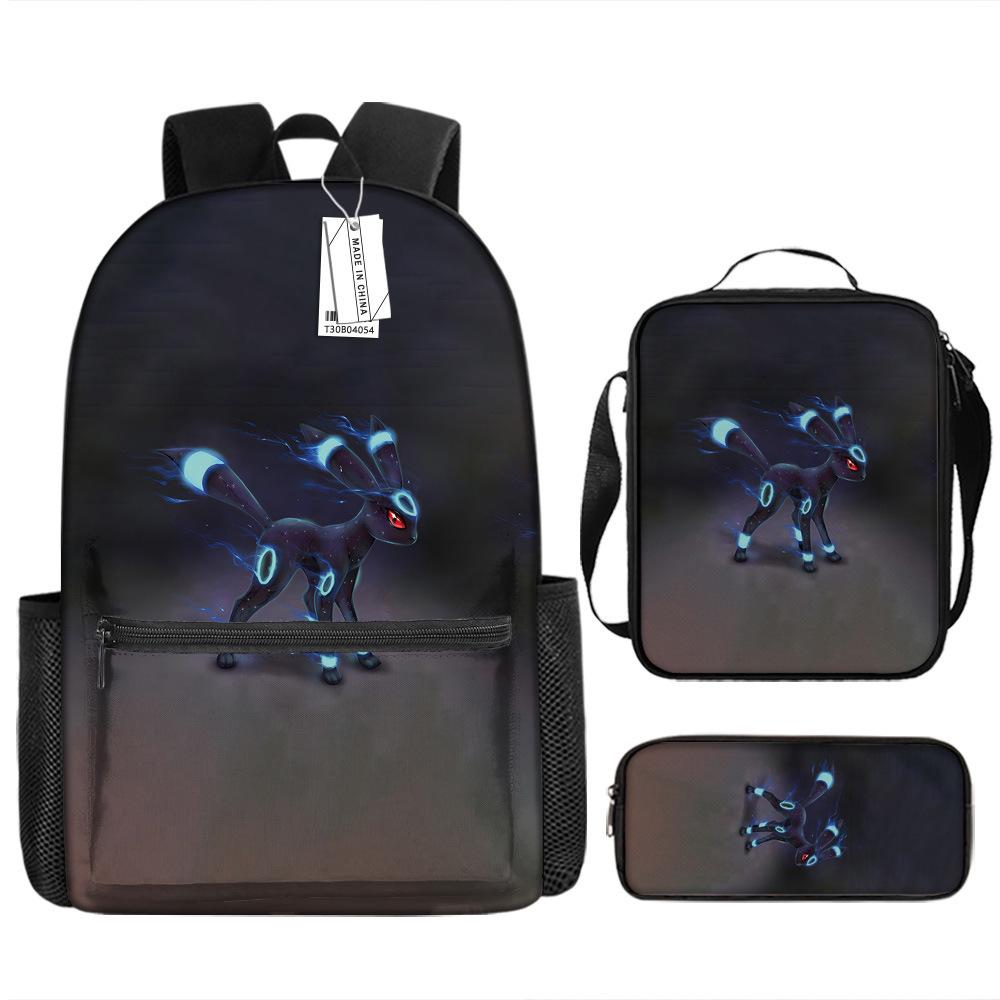 School Season Student Schoolbag Pokémon Pokémon Backpack Cartoon Satchel Pencil Case