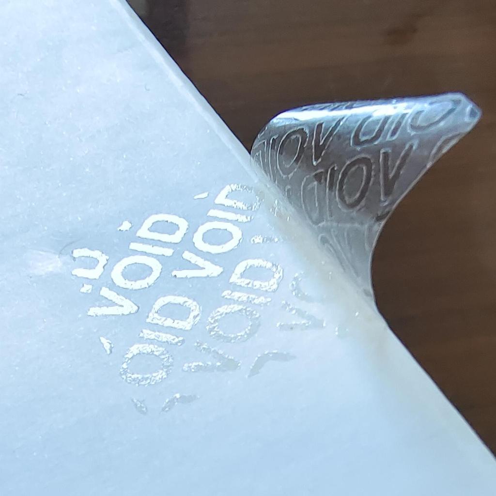 200pcs 2x3cm Transparent VOID Left Sealing Sticker For Box Open Safety Tamper Evident Removal Proof Security Universal Label