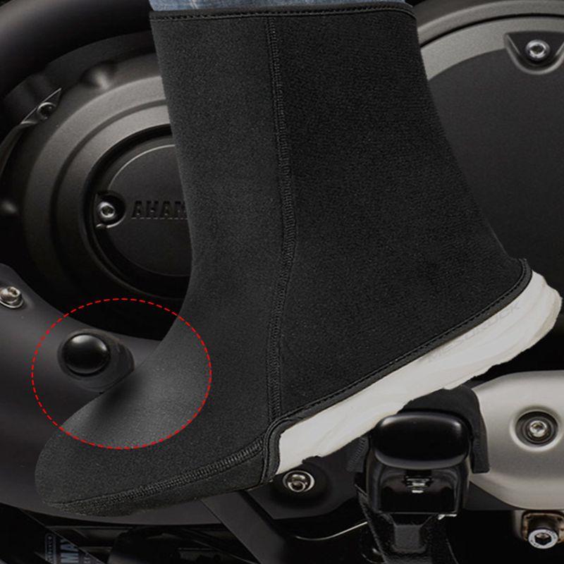 Wiatroodporny ochraniacz na kostkę do jazdy motocyklem, narciarstwa outdoorowego, ciepłe ochraniacze na nogi, aksamitne ochraniacze na stopy, sprzęt chroniący przed zimnem zimą