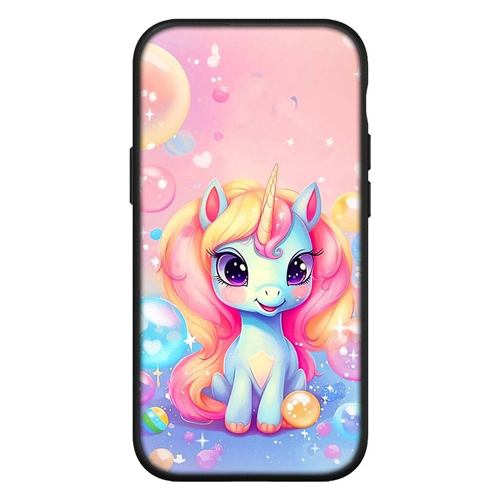 Cover for iPhone 17 16 15 Xiaomi Poco Redmi Note 14 13 12 11 Pro Max 9 16e Samsung Galaxy S25 S24 S23 OPPO Huawei Unicorn Horse Comics Phone Case