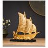 Resin Sailboat Decorative Figurine Home Office Living Room New Gift Chinese Style