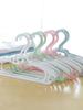 New Multi-Functional Children's Plastic Clothes Hanger Anti-Slip Seamless Baby Home Use Retractable Storage Clothes Hanger