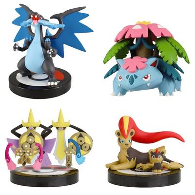 Kapsle Pokemon XY 3D Pokemon Obrázková kniha XY 03 Sada všech 4 typů