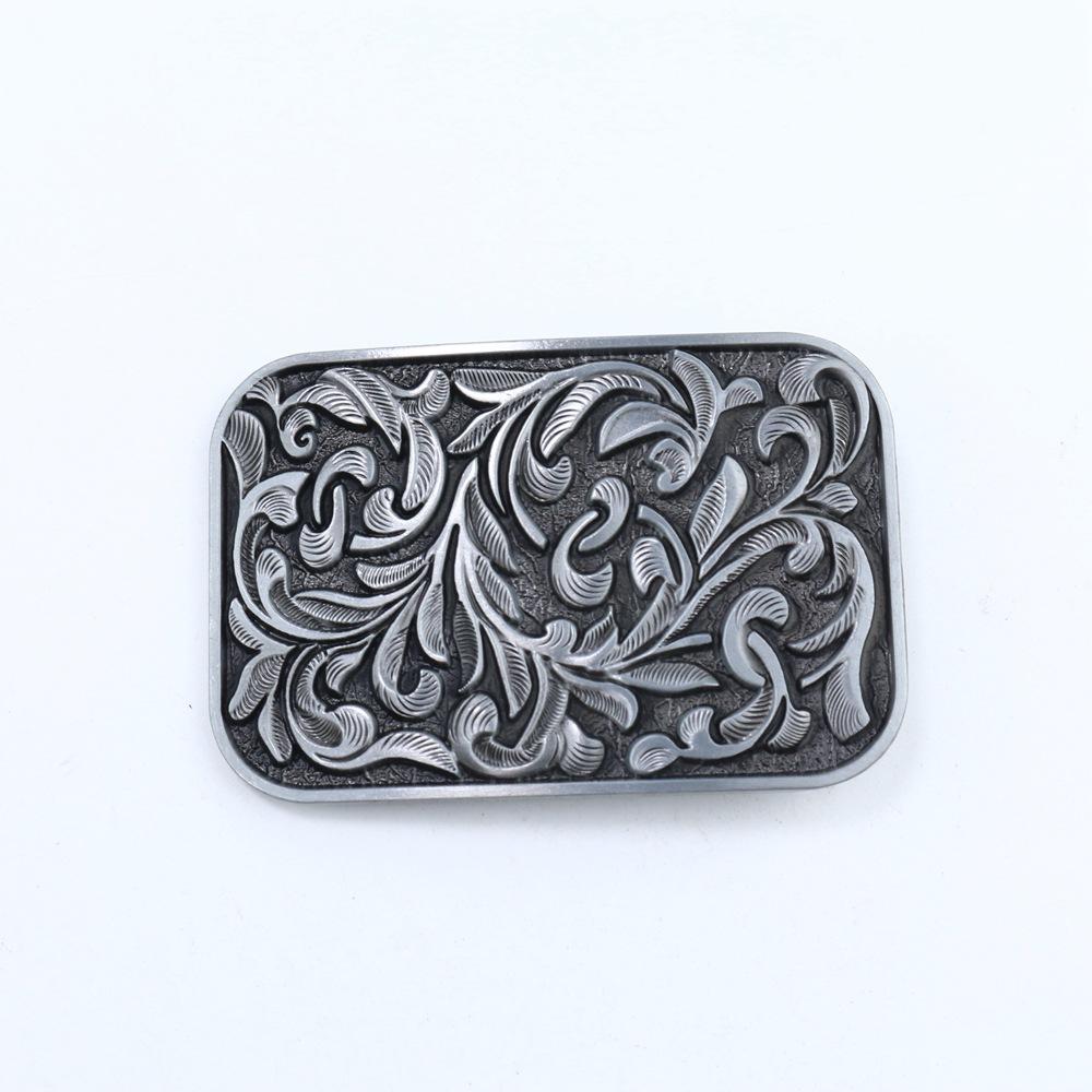 

Zinc Western Denim Belt Buckle Cow Skull Carriage Large Plate Buckle Retro Vintage Belt Buckle Head