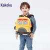 Customizable Plush Cartoon Car Backpack for Kids 2-4, Printed with Logo - Perfect for Kindergarten.