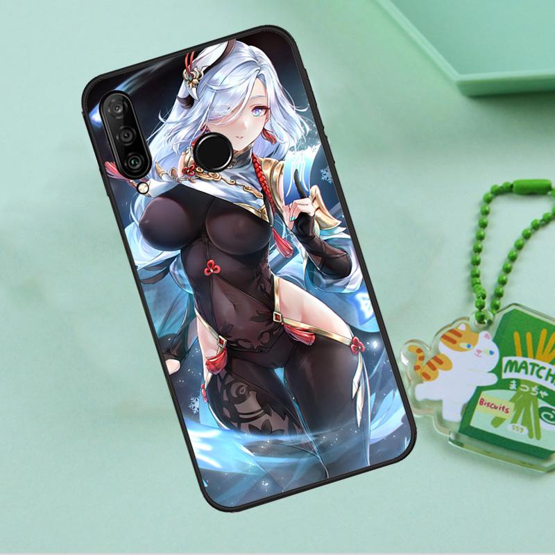 Genshin Anime Shenhe Für Huawei Nova 10 9 SE 5T 12s 12i 11i Y91 Y90 Y60 Y70 Y72 Y61 P20 P40 P30 Lite P60 Pro Hülle