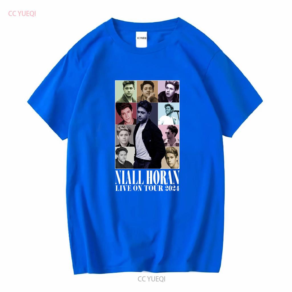 Niall Horan Live On Tour 2024 T-Shirt The Show Album Fan-Geschenk Merch Hello Lovers Lang- oder Kurzarm Vintage Leicht ausgewaschen