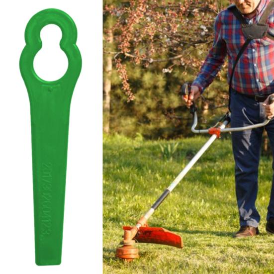 20/50/100Pcs Mower Cutter Blades Ergonomic Design Universal Simple Installation Lawnmower Plastic Cutting Blade Parts Kit