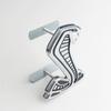 Emblemă grilă frontală 11,8 cm pentru Ford Mustang Shelby Cobra badge Logo tuning auto Decor Argintiu