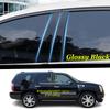 For Cadillac CTS 2008+/SRX 2006-2016/Escalade 2007-2014 Car PC Material Pillar Post Cover Door Trim Window Molding Sticker Plate